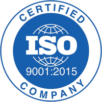 ISO 9001:2015 certification mark